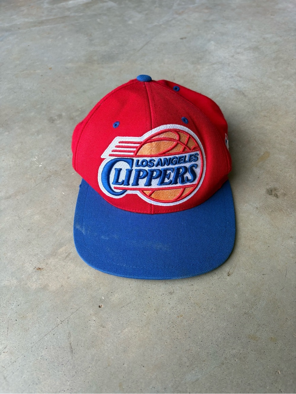 Mitchell & Ness Los Angeles Clippers Red and Blue Snapback Hat